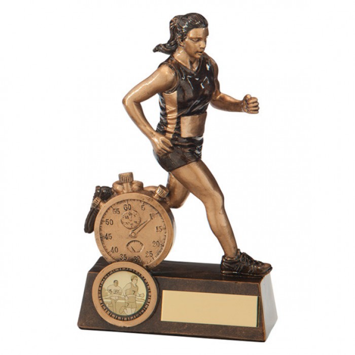 ENDURANCE FEMALE RUNNING AWARD - 3 SIZES - 12.5CM TO 16.5CM